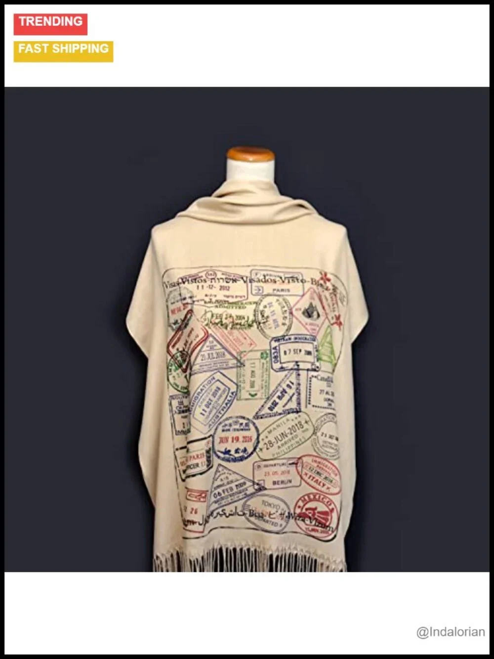 N/A traveler scarf